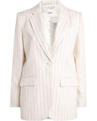 Sandro - Sequinned Stripe Blazer - Lyst