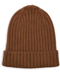 Le Bonnet - Wool Ribbed Beanie - Lyst