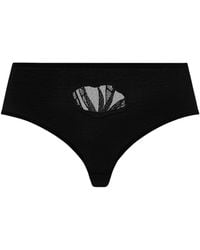 Hanro - Cotton Lace-Detail Rosaria Briefs - Lyst