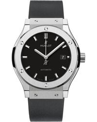 Hublot - Titanium Classic Fusion Watch - Lyst