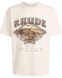 Rhude - Cotton Dakar Print T-Shirt - Lyst