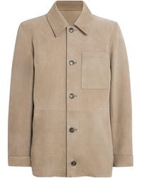 Yves Salomon - Suede Overshirt - Lyst