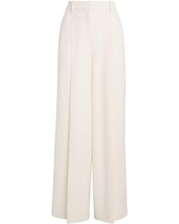 Theory - Admiral Crepe Wide-Leg Trousers - Lyst