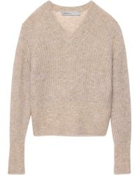 AllSaints - Mable V-Neck Sweater - Lyst