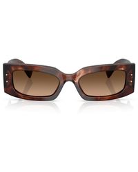 Dolce & Gabbana - Acetate Rectangular Sunglasses - Lyst