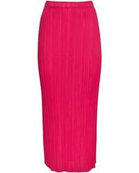 Pleats Please Issey Miyake - New Colorful Basics 4 Midi Skirt - Lyst