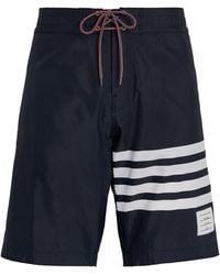 Thom Browne - 4-Bar Swim Shorts - Lyst