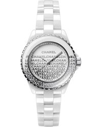Chanel - Ceramic And Steel J12 Wanted De Watch 33mm - Lyst