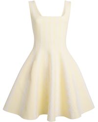 Maje - Jacquard Skater Mini Dress - Lyst