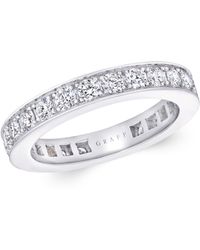 Graff - White Gold And Diamond Classic Wedding Ring - Lyst