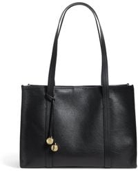 Sandro - Leather Tote Bag - Lyst