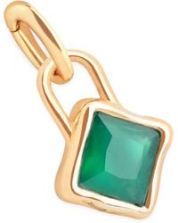Astrid & Miyu - Plated May Birthstone Charm - Lyst