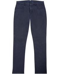 Canali - Stretch-cotton Chinos - Lyst