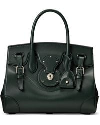 Ralph Lauren - Leather Soft Ricky 27 Top-Handle Bag - Lyst