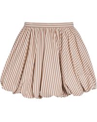 Sandro - Cotton Stripe Mini Skirt - Lyst