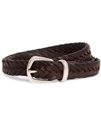 Eleventy - Leather Braided Belt - Lyst