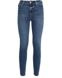 PAIGE - High-Rise Hoxton Ankle Jeans - Lyst