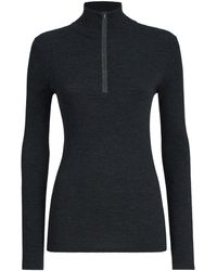 Brunello Cucinelli - Virgin Wool-Cashmere Half-Zip Sweater - Lyst