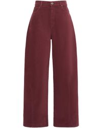 Weekend by Maxmara - Slouchy Wide-Leg Jeans - Lyst