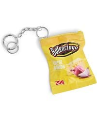 Balenciaga - Calf Leather Chips Keyring - Lyst
