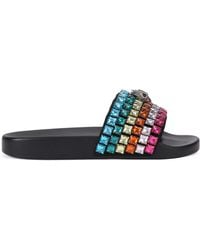 Kurt Geiger - Embellished Mina Eagle Slides - Lyst