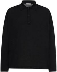 The Row - Djon Wool Polo Sweater - Lyst