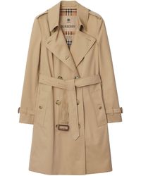 Burberry - Gabardine Long Kensington Heritage Trench Coat - Lyst
