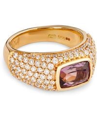 Jacquie Aiche - Diamond And Kunzite Ring - Lyst