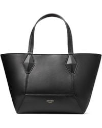 Jimmy Choo - Diamond Small Leather Tote Bag - Lyst