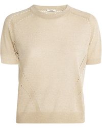 JOSEPH - Metallic Lurex Lille Top - Lyst