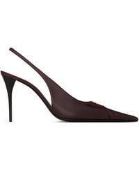 Saint Laurent - Babylone Slingback Pumps 90 - Lyst
