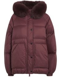 Yves Salomon - Down Fox Fur-Trim Puffer Jacket - Lyst
