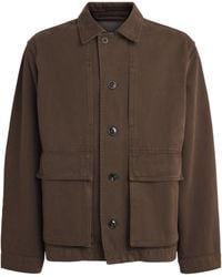 Lemaire - Broken Twill Boxy Jacket - Lyst