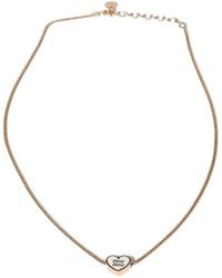 Miu Miu - Enamel Heart Pendant Necklace - Lyst