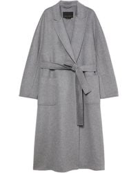 Marina Rinaldi - Cashmere Belted Coat - Lyst
