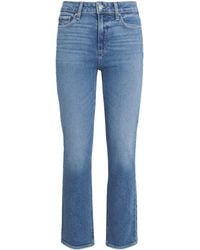 PAIGE - Cindy High-Rise Straight Jeans - Lyst