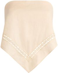 Jonathan Simkhai - Linen-Hemp Lahni Top - Lyst