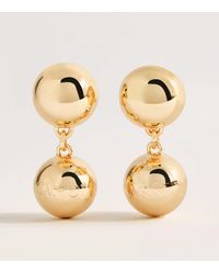 Carolina Herrera - Logo Sphere Drop Earrings - Lyst