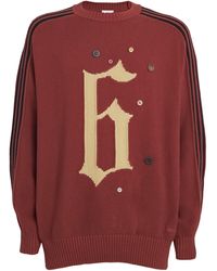 adidas - Originals X Song For The Mute Cotton Knit Button Sweater - Lyst