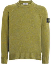 Stone Island - Cotton Élange Sweater - Lyst