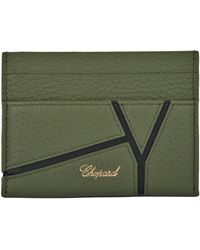 Chopard - Small Leather Diamond Card Holder - Lyst