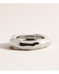 Alexis - Large Molten Wide Bangle - Lyst