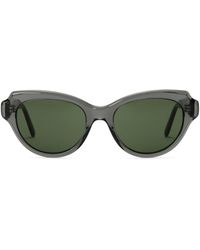 Loewe - Acetate Swan Slim Sunglasses - Lyst
