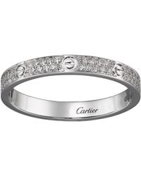 Cartier - And Diamond Love Ring - Lyst