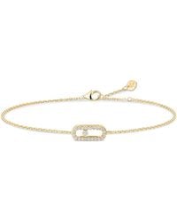 Messika - Move Uno Mini And Diamond Chain Bracelet - Lyst