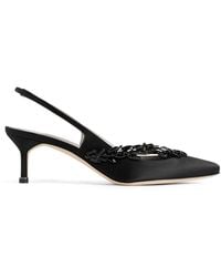 Balenciaga - X Manolo Blahnik Embellished Slingback Heels 50 - Lyst