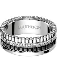 Boucheron - Small And Diamond Quatre Ring - Lyst