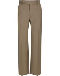 Dolce & Gabbana - Virgin Wool Tailored Trousers - Lyst