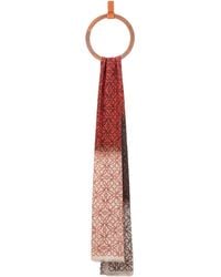 Loewe - Wool-Silk-Cashmere Anagram Scarf - Lyst
