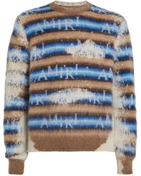 Amiri - Wool-blend Logo Sweater - Lyst